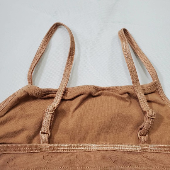 Hanes Girls Training Bra Size Medium Beginner Brown Tan - Picture 5 of 9